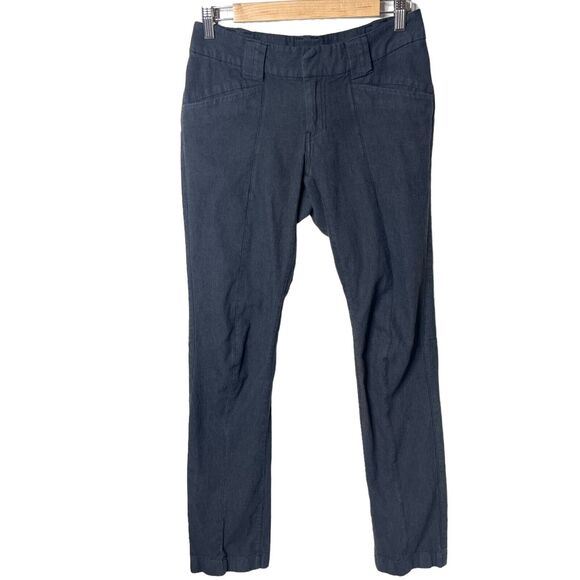 Arc'teryx Reia Trim Fit Wool Blend Hiking Pants Mid Rise Stone Blue Size 4 - Picture 1 of 9
